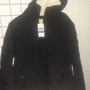 Micheal kors thick black jacket